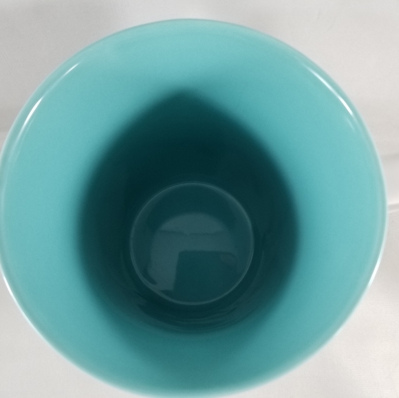 Starbucks Press Mug 2006 Blue White 14 Ounces Coffee Tea - Picture 9 of 10